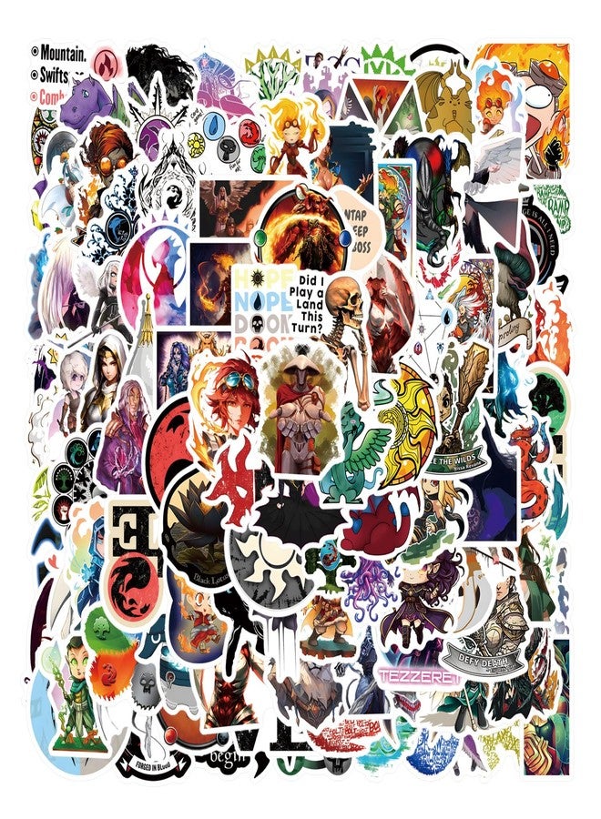 BLCAFEE 120PCS Aesthetics Stickers, Graffiti Waterproof Vinyl Decal for Birthday Party Supplies Decoration Favors for Water Bottles Laptop Suitcase Scrapbooking Choice - Image 1